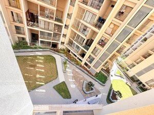 Staircase in 2 BHK Apartment at Kohinoor Courtyard One, Wakad – for Rent