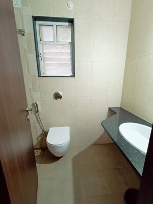 Bathroom in 3 BHK Apartment at Yashwin Supernova, Wakad – for Rent