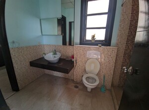 Bathroom in 5 BHK Apartment at Eros Royale Retreat III, Charmwood Village – for Rent