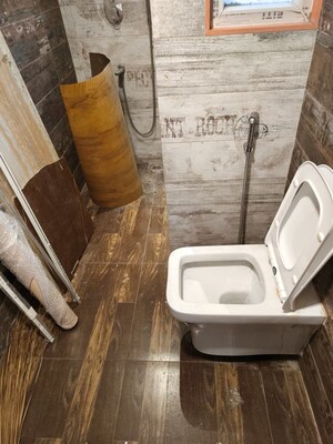 Bathroom in 2 BHK Apartment at NRI Complex Phase I, Seawoods Sector 58 – for Rent