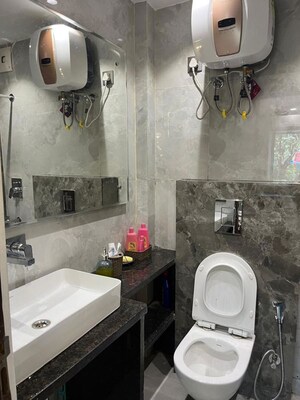 Bathroom in 3 BHK Builder Floor at Kailash Colony – for Sale