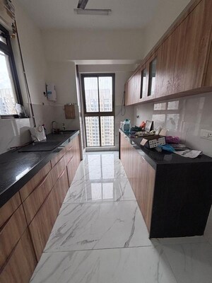 Kitchen in 2 BHK Apartment at Raymond Ten X Habitat, Pokhran Road No Two – for Rent