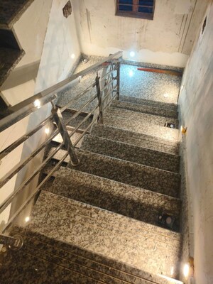 Staircase in 2 BHK Builder Floor at Kidwaipuri – for Rent