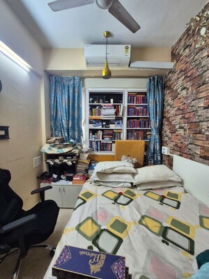 Bedroom in 2.5 BHK Apartment at The Wadhwa Palm Beach Residency, Nerul Sector 4 – for Sale