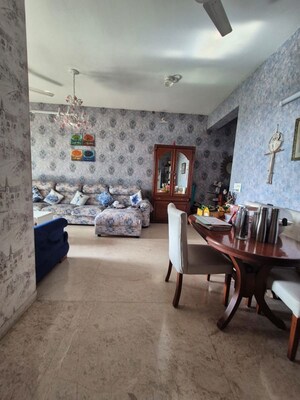 Living Room in 2.5 BHK Apartment at The Wadhwa Palm Beach Residency, Nerul Sector 4 – for Sale