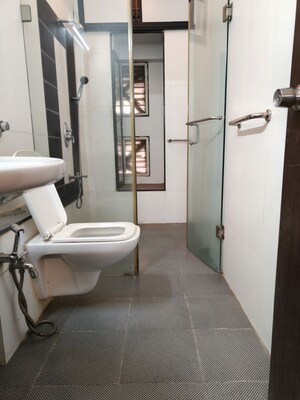 Bathroom in 2 BHK Apartment at NRI Complex Phase 2, Seawoods – for Rent