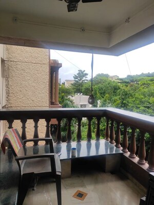 Balcony in 3 BHK Apartment at Gera Gardens, Koregaon Park – for Rent