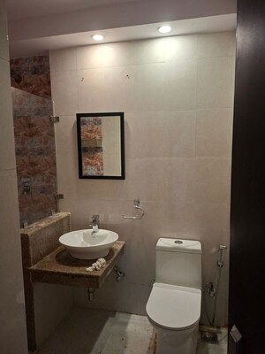 Bathroom in 3 BHK Builder Floor at Gulmohar Enclave – for Rent