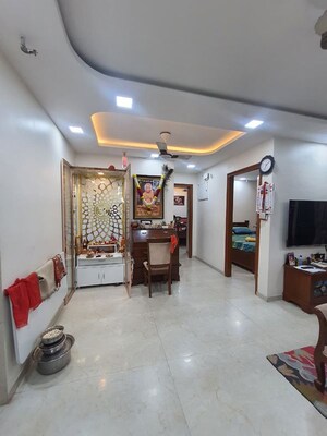 Living Room in 2 BHK Apartment at Dosti West County, Balkum Pada – for Sale