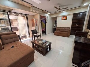 Living Room in 1 BHK Apartment at Thane West – for Rent