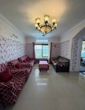Living Room in 2 BHK Apartment at Brahma Emerald County, Kondhwa – for Sale