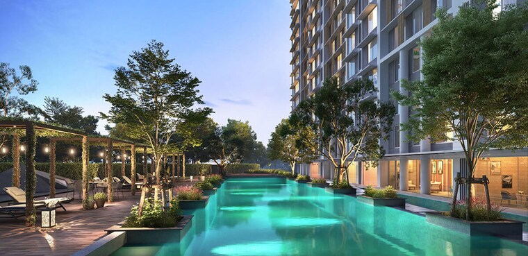 Swimming Pool, adani-ten-bkc 3 Bedroom 1450 Sq.Ft. Apartment In Bandra East Mumbai 10317550