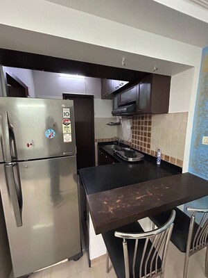 Kitchen in 1.5 BHK Apartment at Mangal Orchid Chs, Andheri West – for Rent
