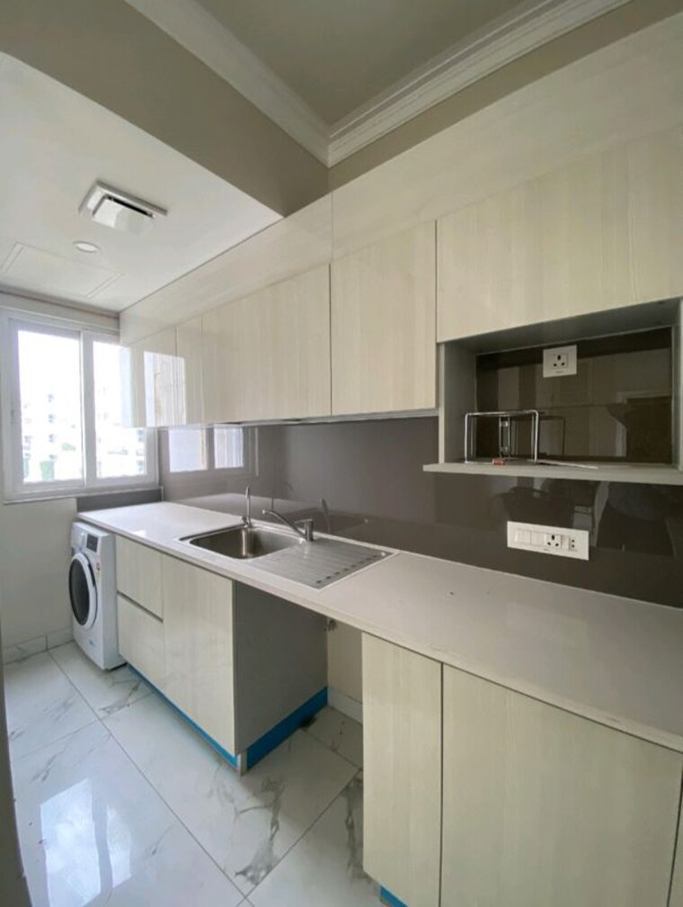 Kitchen, central-park-flower-valley 3 Bedroom 1240 Sq.Ft. Builder Floor In Sector 33 Gurgaon 10317619