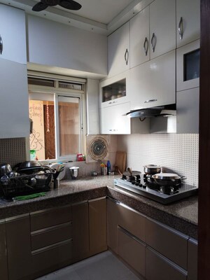 Kitchen in 3 BHK Apartment at Supertech Ecovillage I, Sector 1 Greater Noida – for Rent