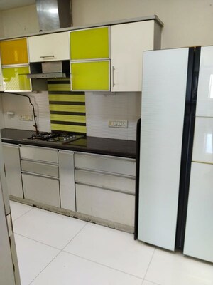 Kitchen in 3 BHK Apartment at Hiranandani Gardens Glen Height, Powai – for Rent