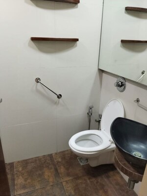 Bathroom in 3 BHK Apartment at Hiranandani Gardens Glen Height, Powai – for Rent