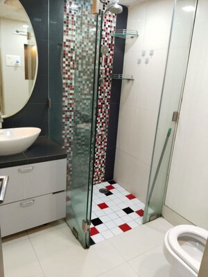 Attached Bathroom in 3 BHK Apartment at Hiranandani Gardens Glen Height, Powai – for Rent