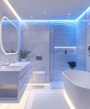 Bathroom in 2 BHK Villa at Marsur – for Sale