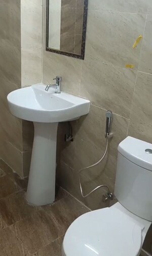 Bathroom in 3 BHK Apartment at Amrapali Terrace Homes, Tech Zone 4 Greater Noida – for Rent