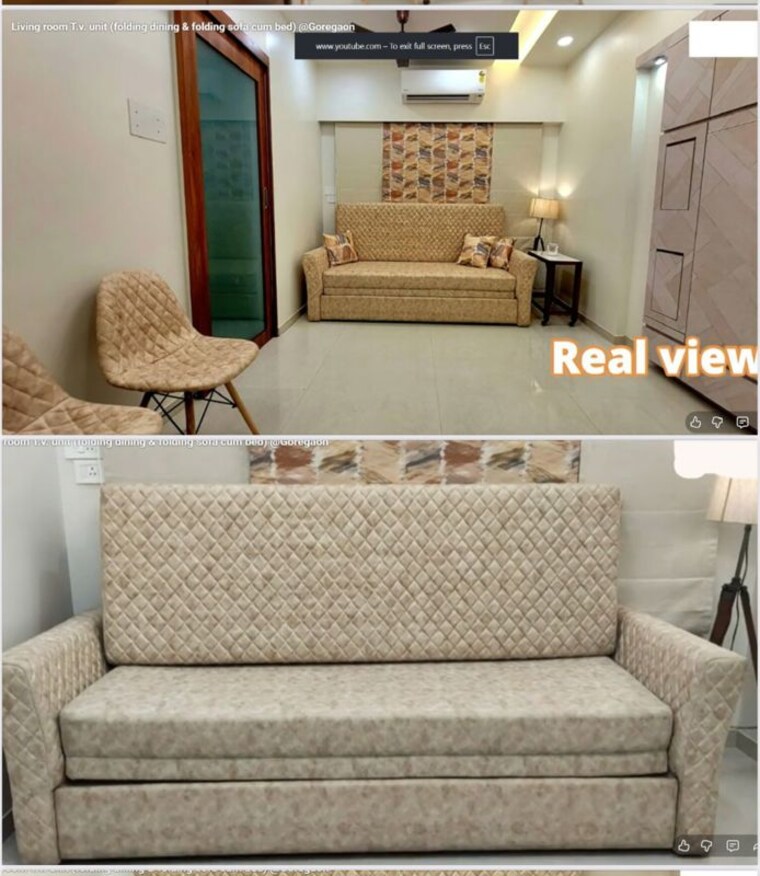 Living Room, kabra-aurum 1 Bedroom 380 Sq.Ft. Apartment In Goregaon West Mumbai 10287885