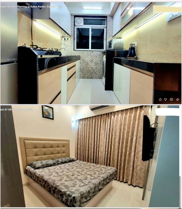 Kitchen, kabra-aurum 1 Bedroom 380 Sq.Ft. Apartment In Goregaon West Mumbai 10287885