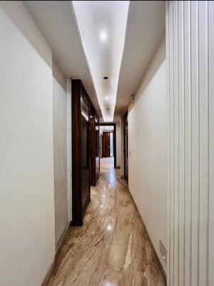 Staircase in 4 BHK Builder Floor at Chittaranjan Park – for Sale