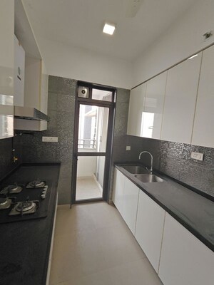 Kitchen in 3 BHK Apartment at Lodha Parkside, Worli – for Rent