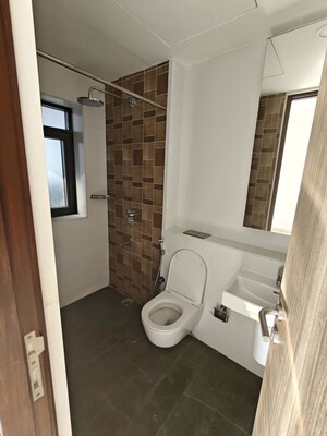 Bathroom in 3 BHK Apartment at Lodha Parkside, Worli – for Rent
