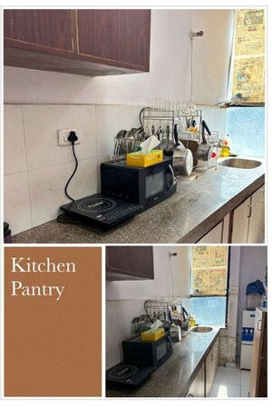 Kitchen in  Office Space at Vibhuti Khand – for Rent