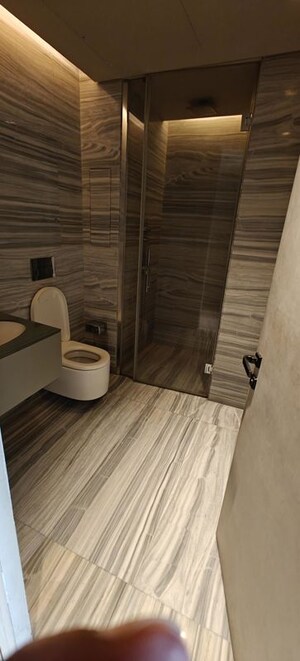 Bathroom in 3 BHK Apartment at Lodha The World Towers World One Tier 2, Worli – for Rent