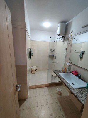 Bathroom in 3 BHK Apartment at DLF New Town Heights III, Sector 91 – for Rent