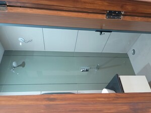 Bathroom in 3 BHK Apartment at JKG Palm Resort, Raj Nagar Extension – for Sale