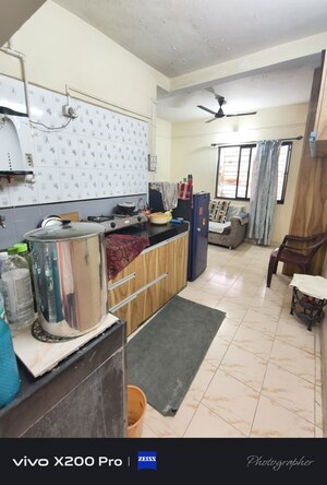 Living Room in 1 BHK Apartment at Wadgaon Sheri – for Rent