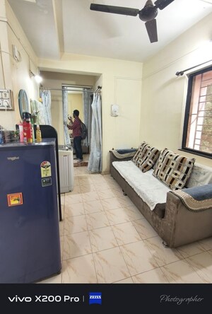 Living Room in 1 BHK Apartment at Wadgaon Sheri – for Rent