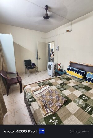 Bedroom in 1 BHK Apartment at Wadgaon Sheri – for Rent
