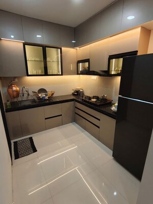 Kitchen in 2 BHK Apartment at Kuber Antonia, Wakad – for Rent