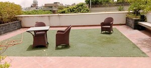 Terrace in 4 BHK Builder Floor at Greater Kailash I – for Rent
