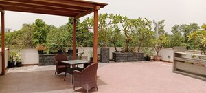 Terrace in 4 BHK Builder Floor at Greater Kailash I – for Rent