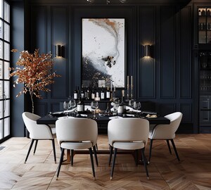 Dining area in 3 BHK Apartment at Mehta Bay View Apartments, Girgaon – for Sale