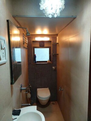 Bathroom in 2.5 BHK Apartment at Bharucha Baug – for Rent