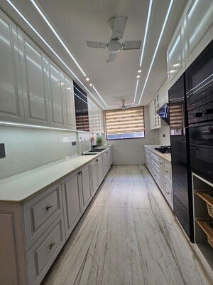 Kitchen in 6+ BHK Independent House at Sushant Lok I – for Sale