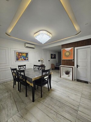 Dining area in 6+ BHK Independent House at Sushant Lok I – for Sale