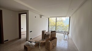 Living Room in 4 BHK Builder Floor at Sushant Lok I – for Rent