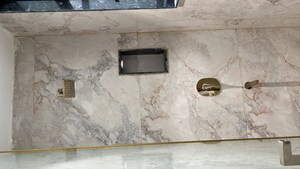 Bathroom in 4 BHK Builder Floor at Sushant Lok I – for Rent