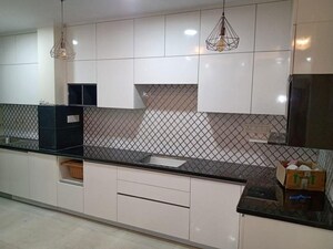 Kitchen in 3 BHK Apartment at Omaxe Residency, Gomti Nagar – for Rent