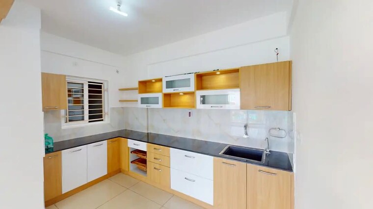 Kitchen, budigere 2 Bedroom 1100 Sq.Ft. Apartment In Budigere Bangalore 10317086