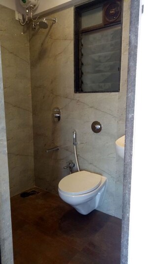 Bathroom in 1 BHK Apartment at Prayag Heights, Dindoshi – for Rent