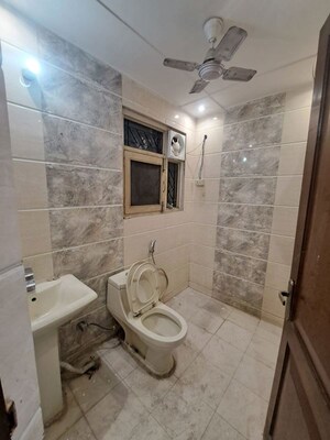 Bathroom in 3 BHK Builder Floor at Greater Kailash – for Rent