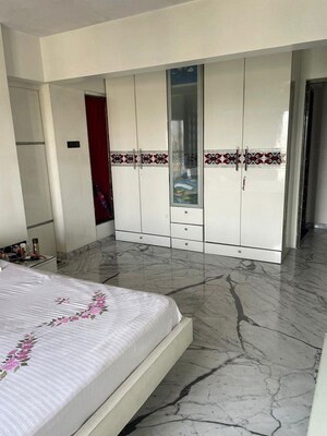 Bedroom in 3 BHK Apartment at Swastik Solitaire, Chembur – for Rent